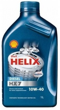 Масло моторное SHELL Helix Diesel HX7 10W-40 1л